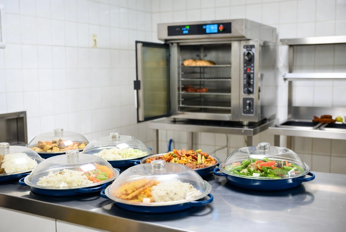 jakość żywienia w szpitalach w Polsce 2025–2026 zaproszenie do udziału w ogólnopolskim badaniu Healthcare Poland Foundation Polska Federacja Szpitali PFSz grafika jedzenie szpitalne kuchnia szpitalna