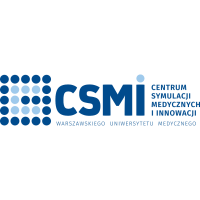 Centrum Symulacji Medycznych i Innowacji Warszawskiego Uniwersytetu Medycznego CSMI WUM logo transparent